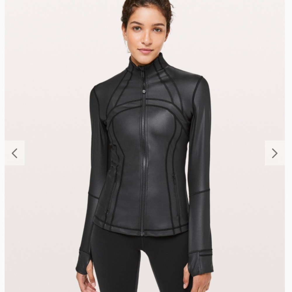 Lululemon Define Jacket *Shine Black Size 6